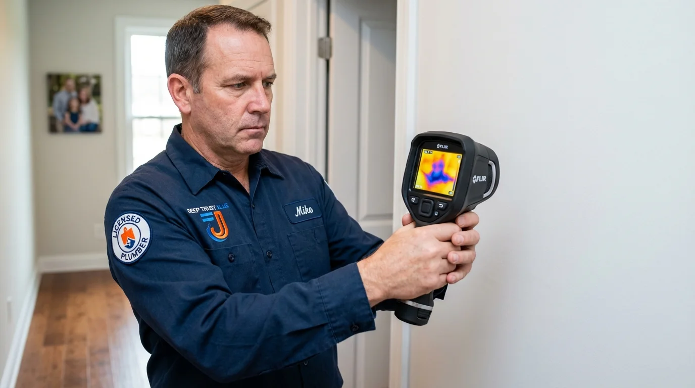 Thermal imaging leak detection by Johns Plumbing LLC in Cicero